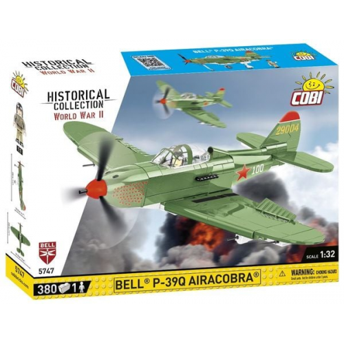 COBI Historical Collection 5747 - Bell P-39Q Airacobra SOVI, 380 Klemmbausteine