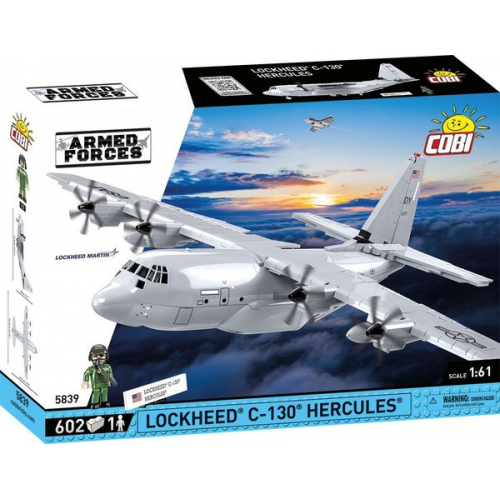 COBI Armed Forces 5839 - Lockheed C-130 Hercules, 602 Klemmbausteine, 1:61