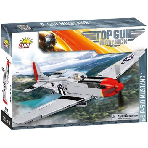 COBI Top Gun 5846 - Mustang P-51D North American, 350 Klemmbausteine