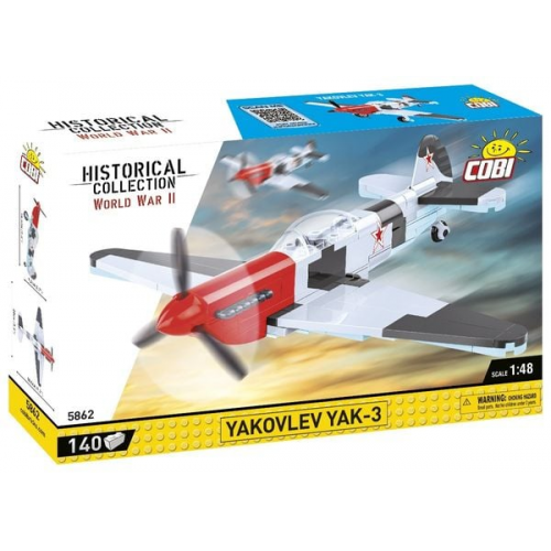 COBI Historical Collection 5862 - YAKOVLEV YAK-3, Easy Planes