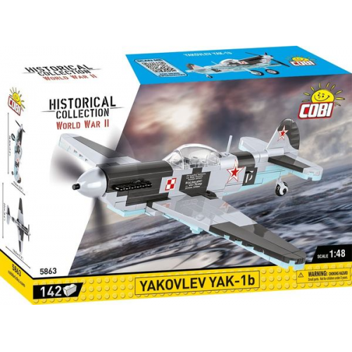 COBI Historical Collection 5863 - YAKOVLEV YAK-1B Easy Planes