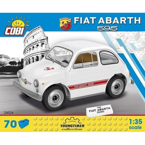 COBI-24524 - 1965 Fiat Abarth 595, Auto, Bausatz, 70 Teile