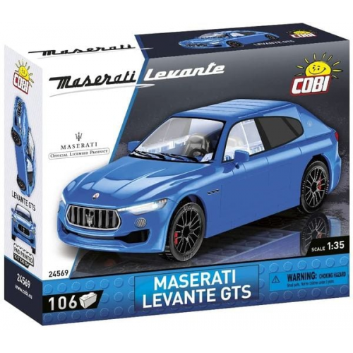 COBI 24569 - Maserati Levante GTS, Blau, Luxus-Sportwagen, Bausatz