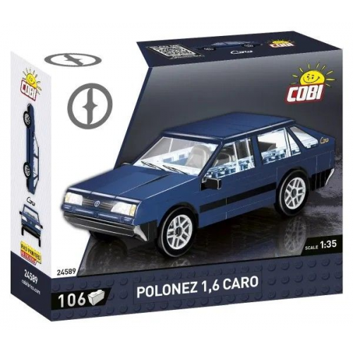 COBI Youngtimer Collection 24589 - Polonez 1,6 Caro, Maßstab 1:35, 106 Klemmbausteine, Bausatz