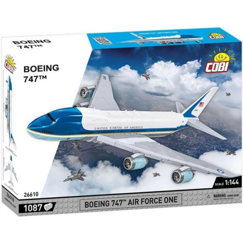 COBI 26610 - Boeing 747 Air Force One, Bausatz, 1087 Klemmbausteine