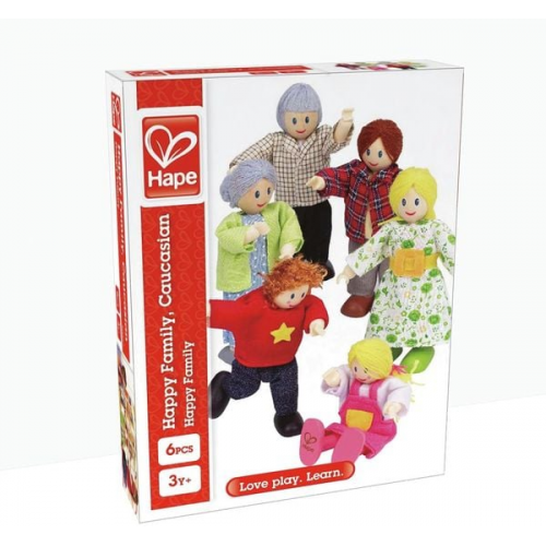 Hape E3500 - Puppenfamilie, helle Haut