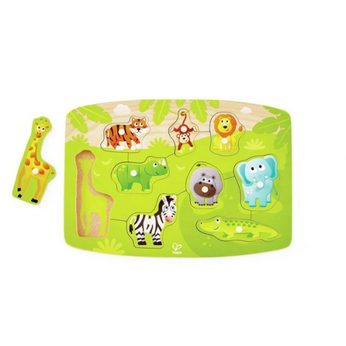 Hape - Dschungelpuzzle, 10 Teile