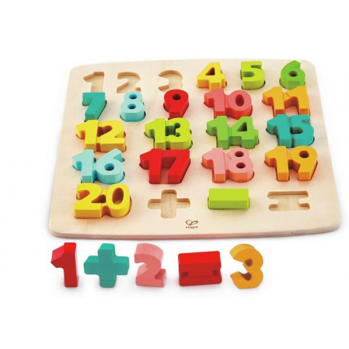 Hape - Puzzle mit Zahlen und Rechensymbolen, 24 Teile