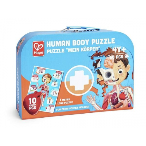 Hape - Puzzle Mein Körper, 60 Teile