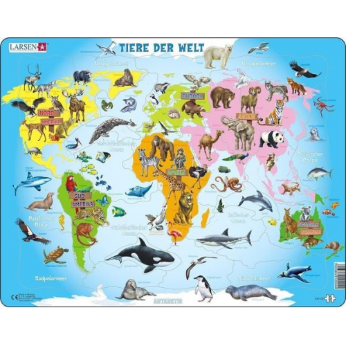 Tiere der Welt (Kinderpuzzle)