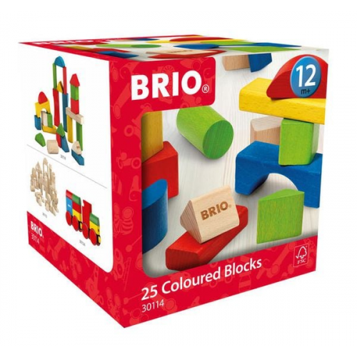 BRIO - Bunte Holzbausteine 25Teile