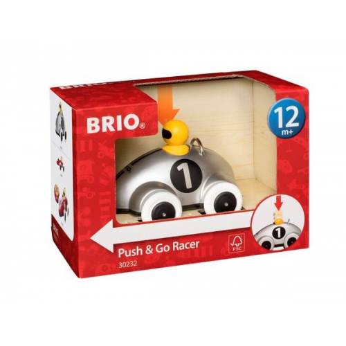 BRIO - Push & Go Rennwagen Silber Edition