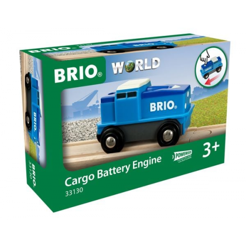 BRIO - Blaue Batterie Frachtlok