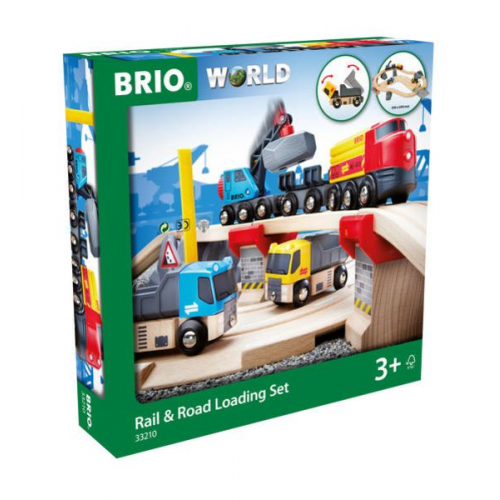 Brio Straßen und Schienen Steinverlade Set