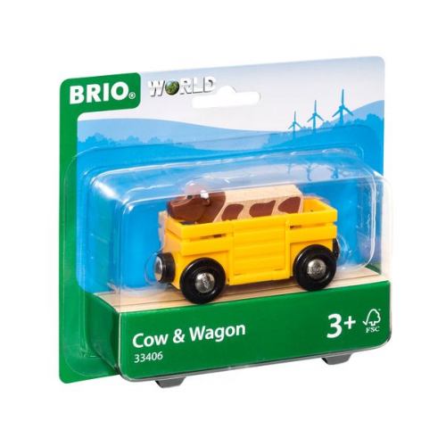 Brio Tierwagen mit Kuh