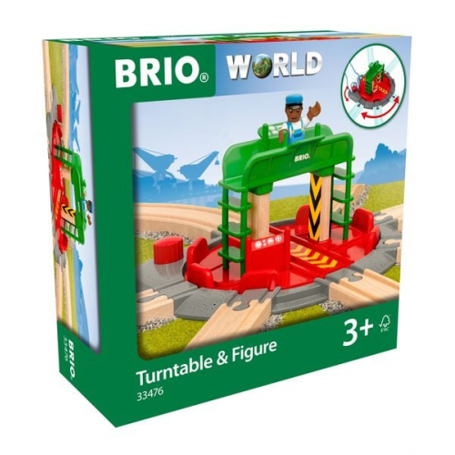 BRIO - Lok-Drehscheibe mit Kontrollbrücke