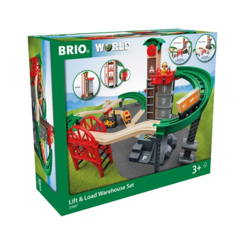 BRIO - Großes Lagerhaus-Set mit Aufzug