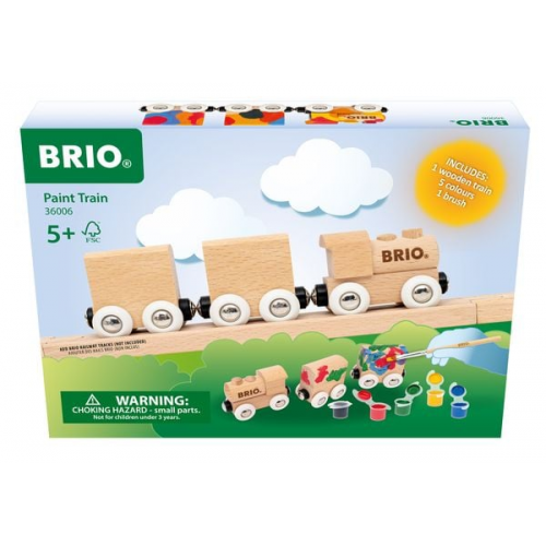 BRIO - World Holzzug zum Anmalen