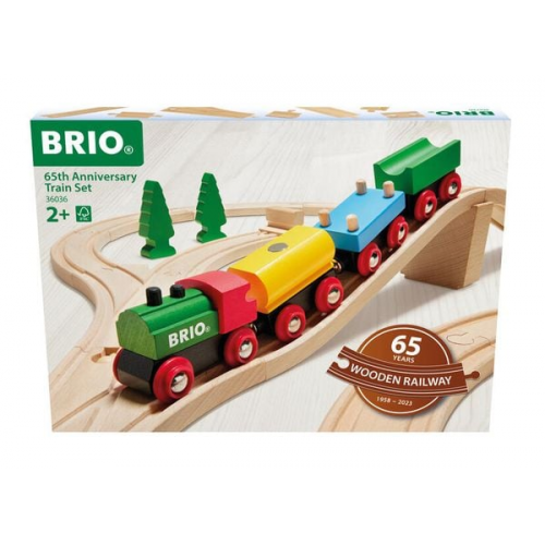 BRIO - 65 Jahre Holzeisenbahn Jubiläums-Zugset