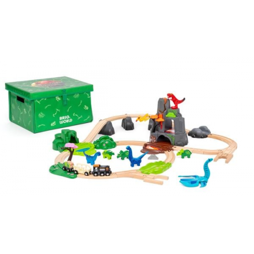 BRIO 63610400 - Dinosaurier Deluxe Set