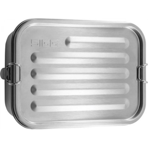 SIGG Edelstahl Lunch Box incl. Trenner aus Edelstahl, kein Kunststoff enthalte