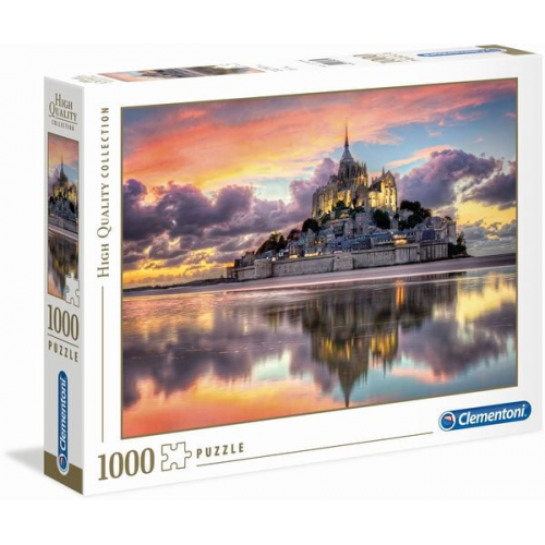 Clementoni - High Quality Collection - Der wunderschöne Mont Saint-Michel, 1000 Teile