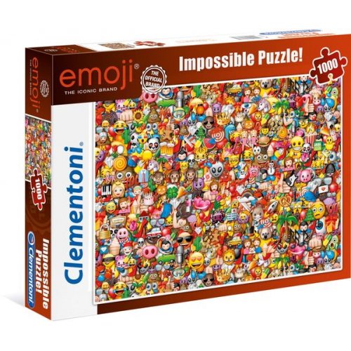 Clementoni - Impossible Puzzle - Emoji, 1000 Teile