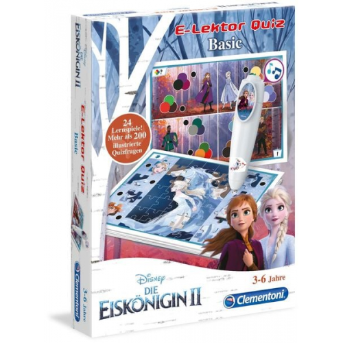 Clementoni - E-Lektor Quiz Basic Frozen 2