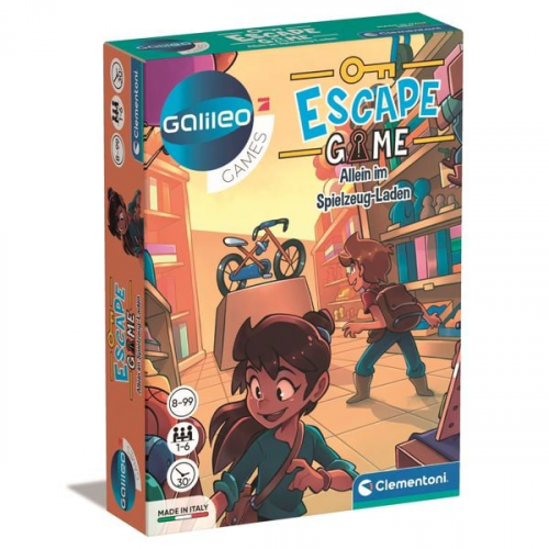 Clementoni - Galileo Escape - Allein im Spielzeug-Laden