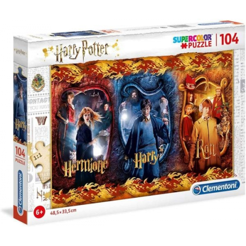 Clementoni - Supercolor Puzzle - Harry Potter, 104 Teile