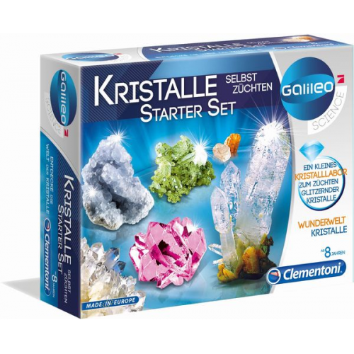 Clementoni - Galileo - Kristalle selbst züchten Starter-Set