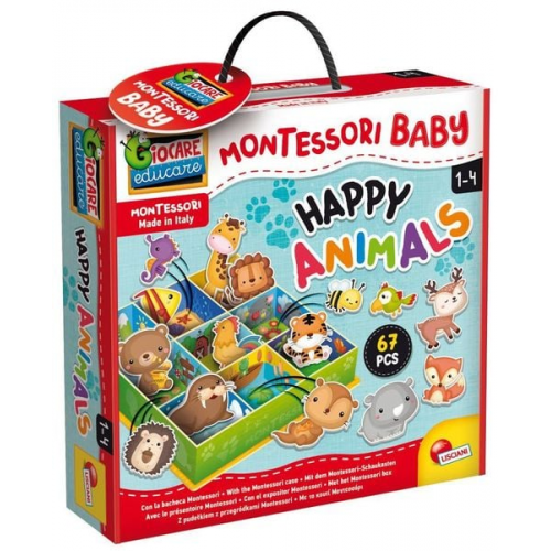 MONTESSORI BABY Boc Fröhliche Tiere