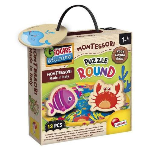 Montessori Wood Puzzle Round