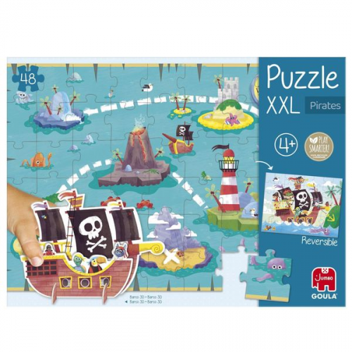 Goula - XXL Puzzle - Pirates, 48 Teile