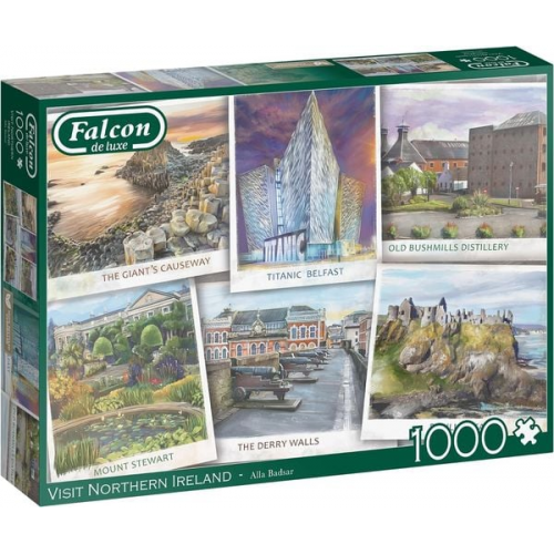 Jumbo 1110500239 - Falcon, Alla Badsar, Visit Northern Ireland, Puzzle, 1000 Teile