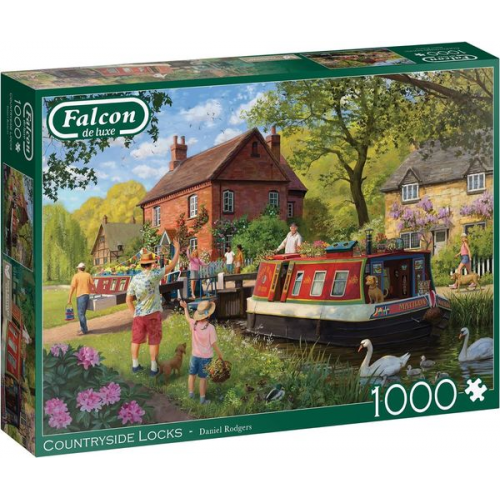 Jumbo 1110500240 - Falcon, Daniel Rodgers, Countryside Locks, Puzzle, 1000 Teile