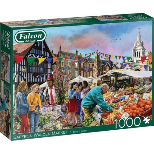 Jumbo 1110500241 - Falcon, Franco Zappa, Saffron Walden Market, Puzzle, 1000 Teile