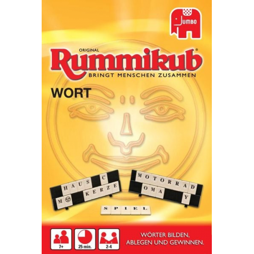 Rummikub - Original Rummikub Wort Kompakt in Metalldose