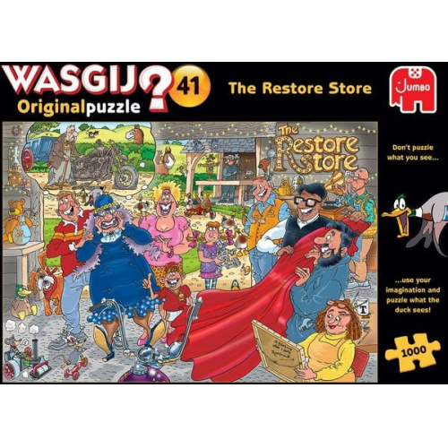 Jumbo Spiele - Wasgij Original 41 - The Restore Store!, 1000 Teile