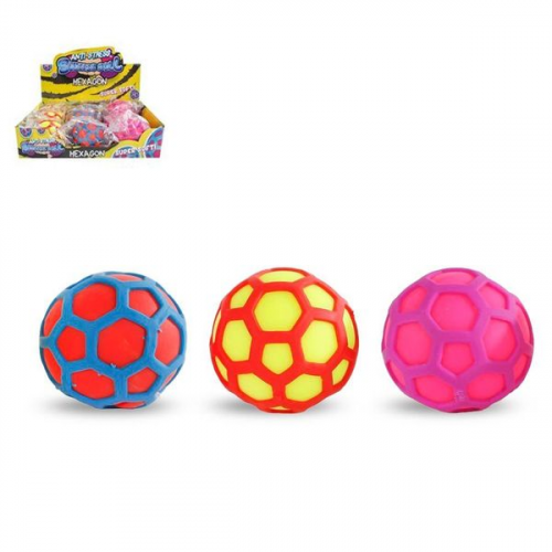 Hexagon Quetschball, 7 cm