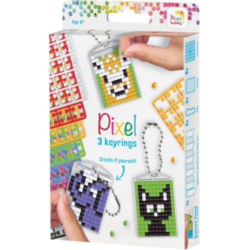 Pixel Medaillon Set Tiere