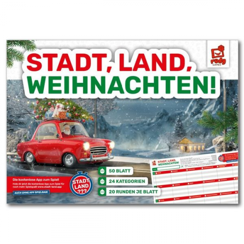 Stadt, Land, WEIHNACHTEN! (Motiv: Weihnachtsmann)