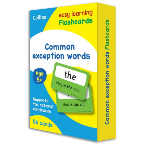 Collins Easy Learning - Collins Easy Learning Ks1 - Common Exception Words Flashcards