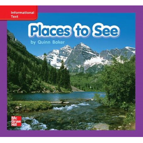 Reading Wonders Leveled Reader Places to See: Ell Unit 8 Week 2 Grade K