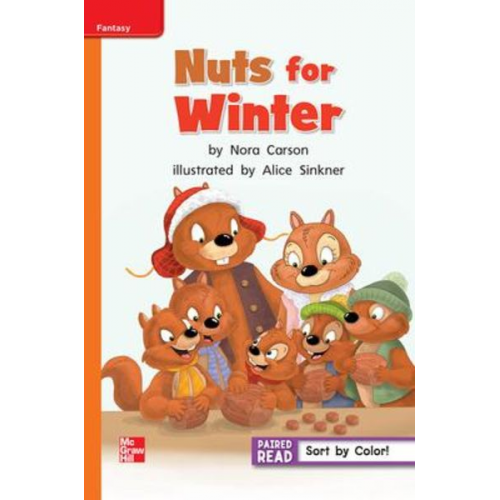 Reading Wonders Leveled Reader Nuts for Winter: Approaching Unit 5 Week 1 Grade 1