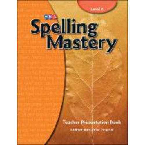 McGraw Hill - Spelling Mastery Level A, Teacher Materials