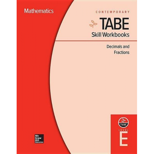 Contemporary - Tabe Skill Workbooks Level E: Decimals (10 Copies)