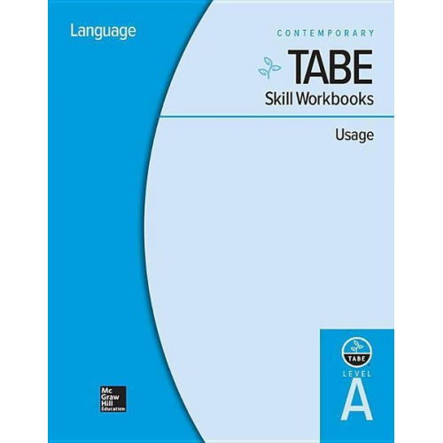 Contemporary - Tabe Skill Workbooks Level A: Usage - 10 Pack