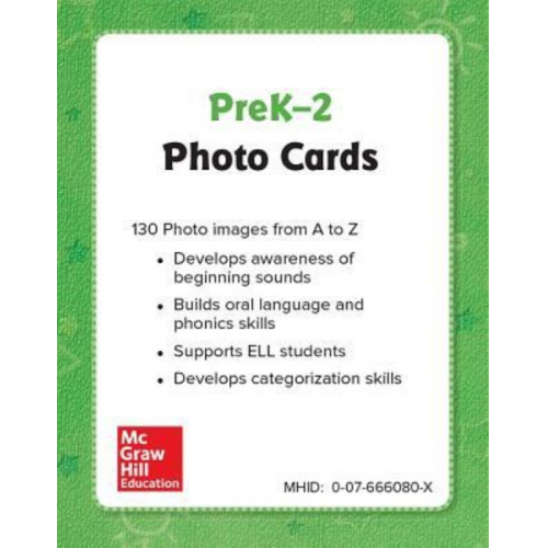 World of Wonders Grade Pre-K Photo Cards