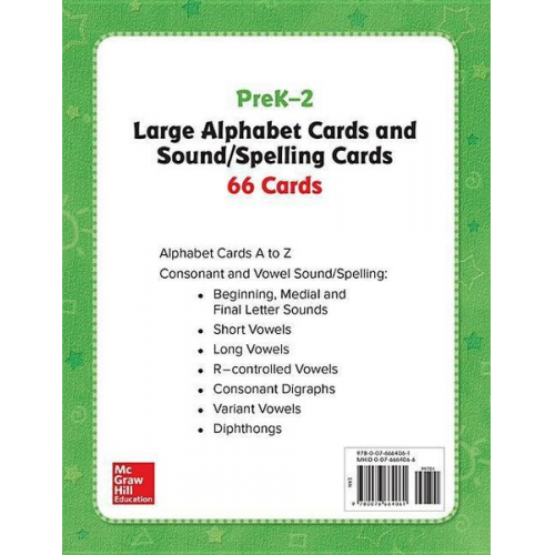 World of Wonders Grades K - 2 Large Alphabet Cards